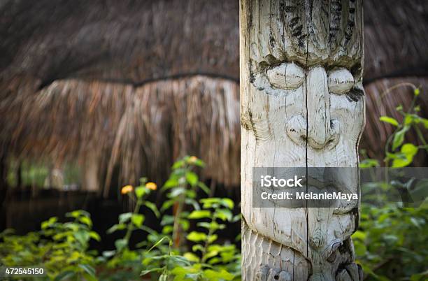 Exotic Wooden Totem Stock Photo - Download Image Now - Pacific Northwest, Indigenous North American Culture, Totem Pole