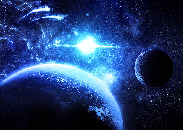 istock Planet Surface - Elements of this Image Furnished by NASA 472546508
