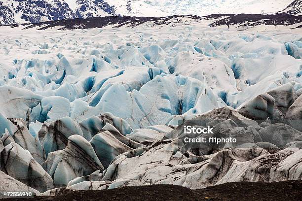 The Blue Ice Of The Skaftafellsjokull Glacier In Iceland Stock Photo - Download Image Now