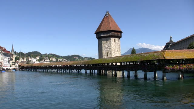 Beautiful Chapel Bridge in Luzerne