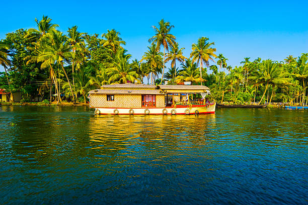 istock Houseboat in Kerala 472560434