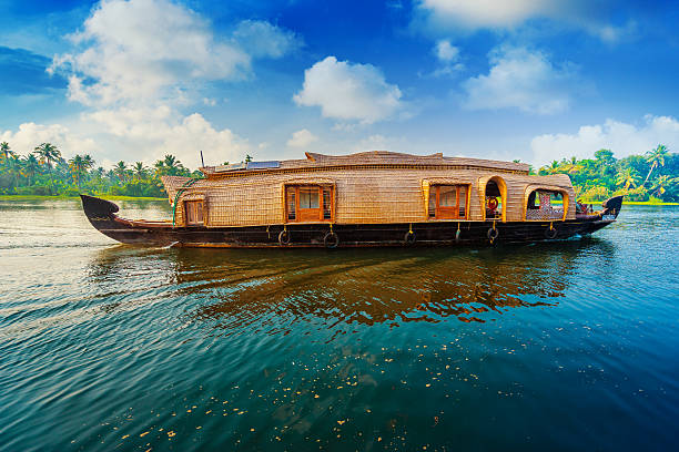 istock Houseboat in southern India 472562264