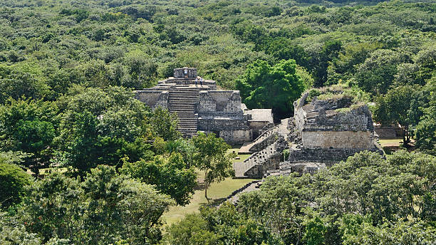istock Ek Balam, Mexico -  aerial view 472562948