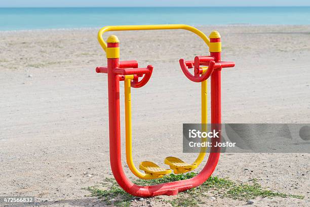 Sport On The Beach Stock Photo - Download Image Now - 2015, Aerobics, Anaerobic