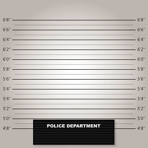 policja oferty lub mugshot tło wektor - nobody copy space equipment high up stock illustrations