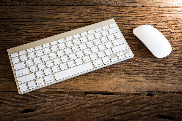 Wireless computer keyboard with the English and Thai alphabet an
