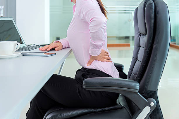 istock Businesswoman backache 472576096