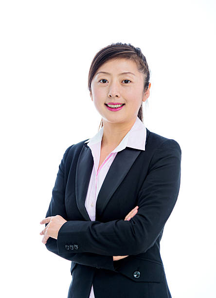 istock Smiling businesswoman 472576100