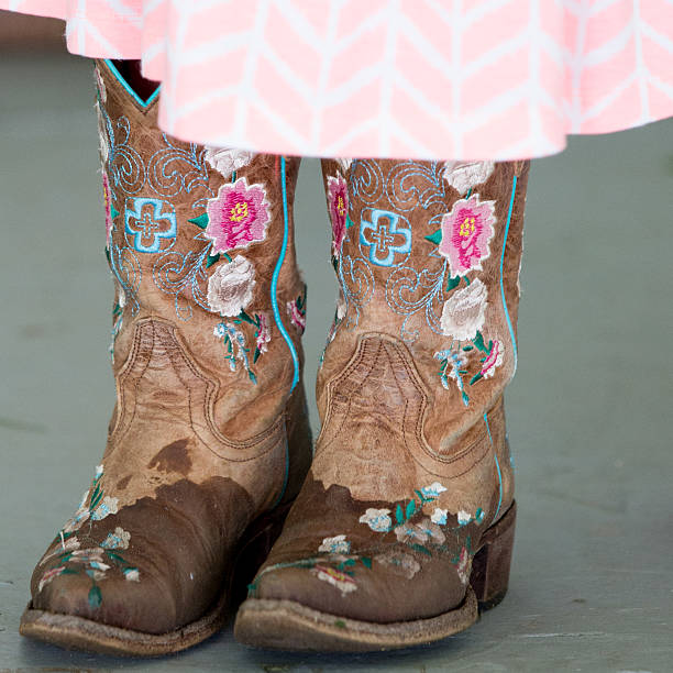 istock Colorful cowboy boots in Texas 472576936