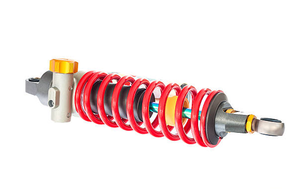istock New red motorcycle suspension 472579816