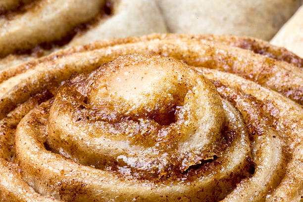 istock Fresh Baked Batch of Homemade Cinnamon Rolls 472584146