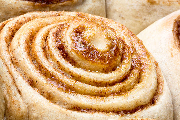 istock Fresh Baked Batch of Homemade Cinnamon Rolls 472589146
