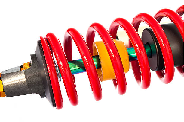 istock New red motorcycle suspension 472592130