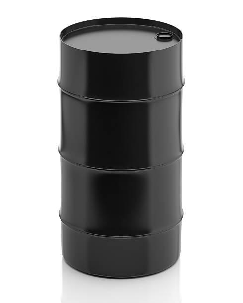 istock Oil barrel isolated on white background 472594914