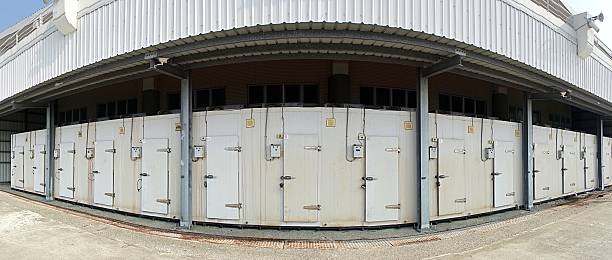 Large Cold Storage Facility stock photo