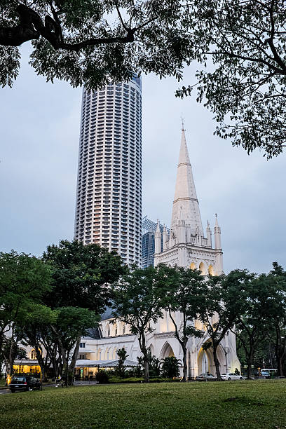 istock St Andrew's church in Singapore 472596516