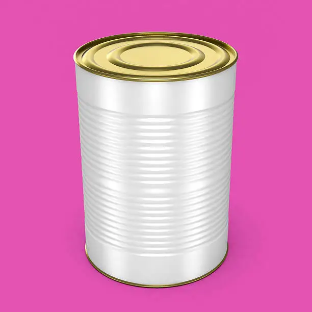 Tin Can, Isolated.