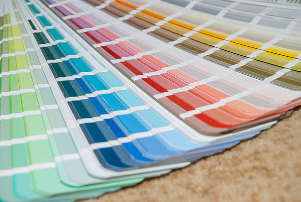 istock Colour sample chart  with various colors and shades 472597112