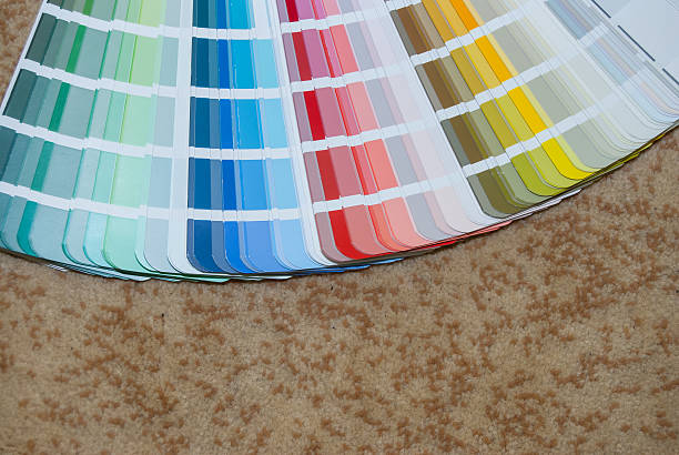istock Colour sample chart  with various colors and shades 472597122