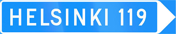 Direction Sign In Finland