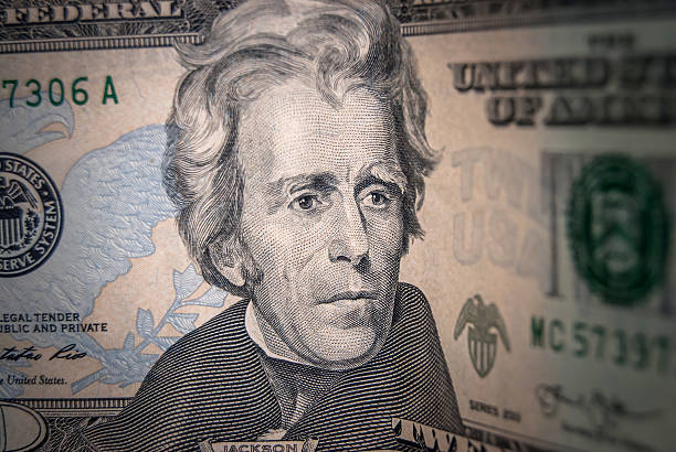 new twenty dollar bill fragment macro. Jackson