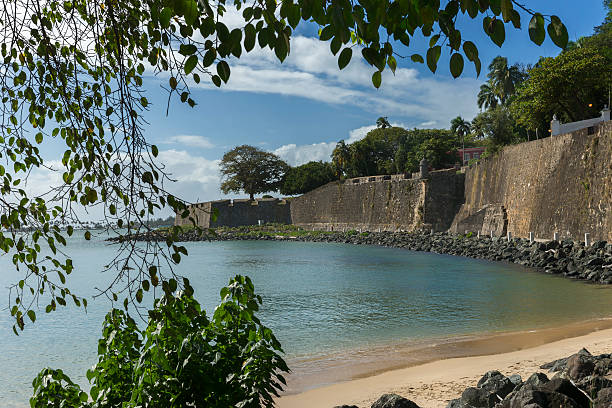 istock City wall and the bay shore. 472602990