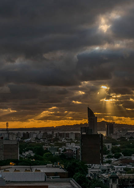 istock Aerial View of Montevideo at Night 472604930