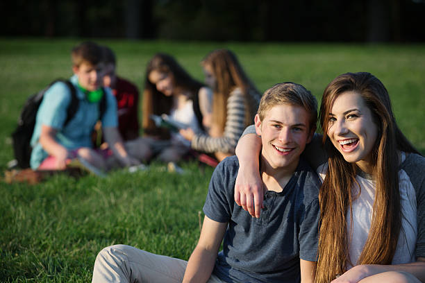 istock Happy Teen Couple 472610992