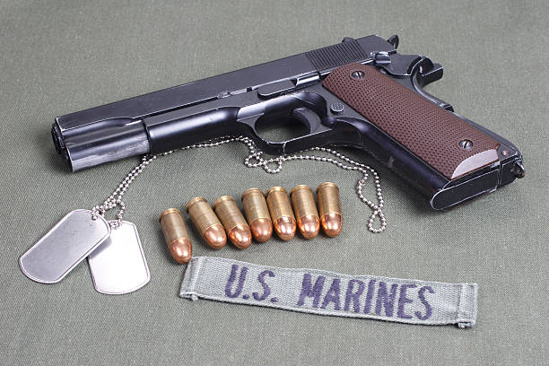 background with colt government m1911