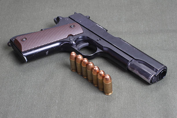 background with colt government m1911