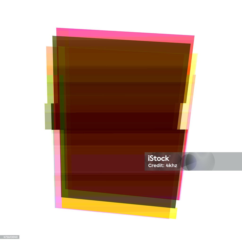 Rectangle Distorted Frame Digital Glitch Marsala Rectangle Graphic Art Distorted Frame Background ...