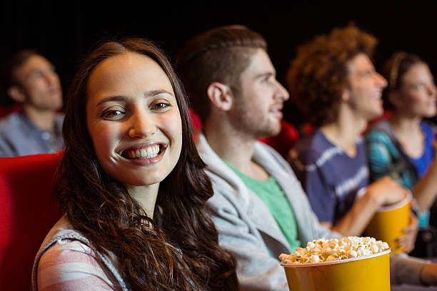 istock Young couple watching a film 472619126