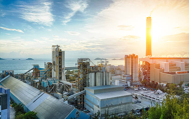 istock coal power station and night blue sky 472623358