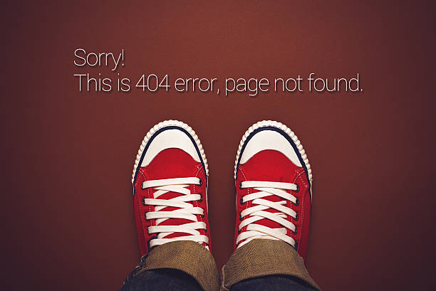 istock Top View of 404 Error, Page Not Found 472624350