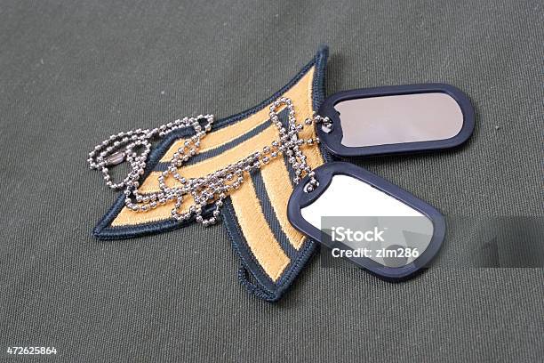 Us Army Uniform With Blank Dog Tags Stock Photo - Download Image Now - 2015, American Culture, Armed Forces