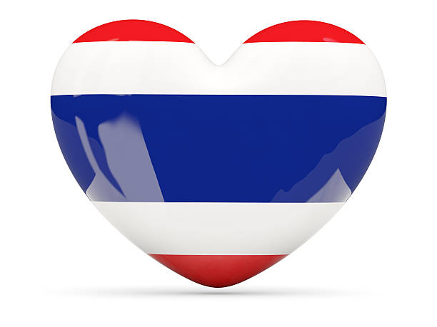 istock Heart shaped icon with flag of thailand 472639864