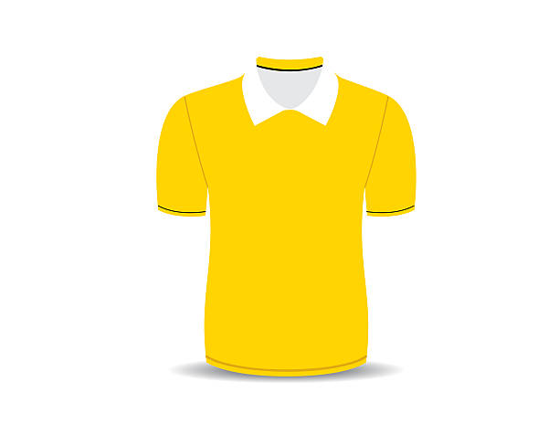 Yellow polo shirt outline
