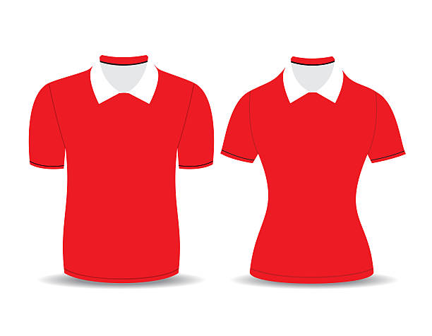 istock red polo shirt outline 472642046