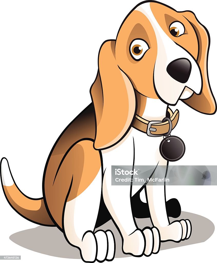 Beagle Dog Puppy Cartoon Stock Illustration - Download Image Now ...
