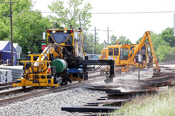 istock Railroad Track Repair 472645216