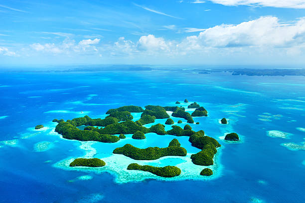 istock Palau islands from above 472645822