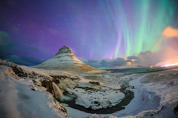 istock Spectacular northern lights appear over Mount Kirkjufell 472646556