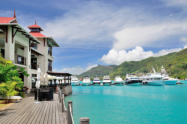 istock Luxury residency and marina. 472646860