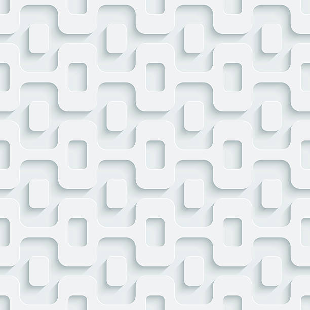 3D Art Deco style seamless wallpaper pattern vector art illustration