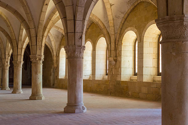 istock Room in an abbey in gothic style 472655274