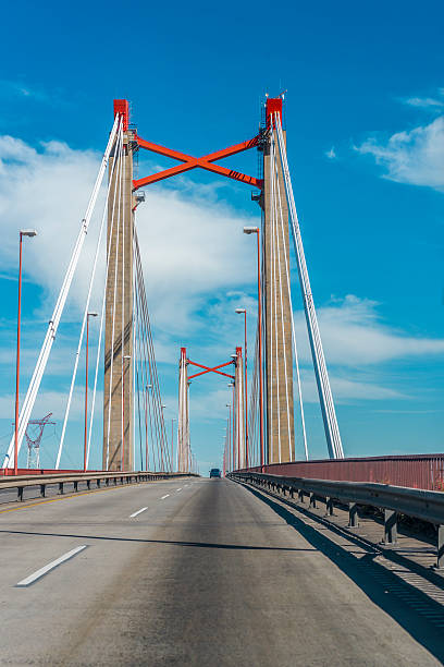 The Zarate Brazo Largo Bridges are two cable-stayed road and railway bridges in Argentina, crossing the Parana River between the cities of Zarate, Buenos Aires, and Brazo Largo, Entre Rios.