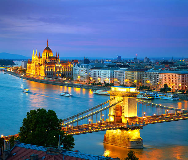 istock Budapest, Hungary. Chain Bridge and the Parliament. HDR 472667868