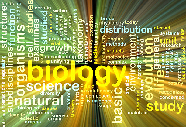 istock Biology wordcloud concept illustration glowing 472675770