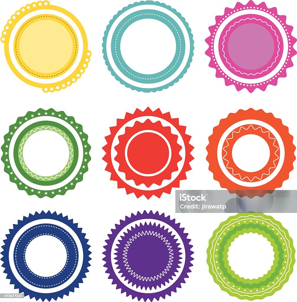 Circle Design Set Stock Illustration - Download Image Now - 2015 ...