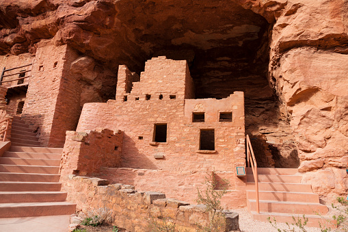 Manitou Cliff Dwellings near Colorado Springs in USA